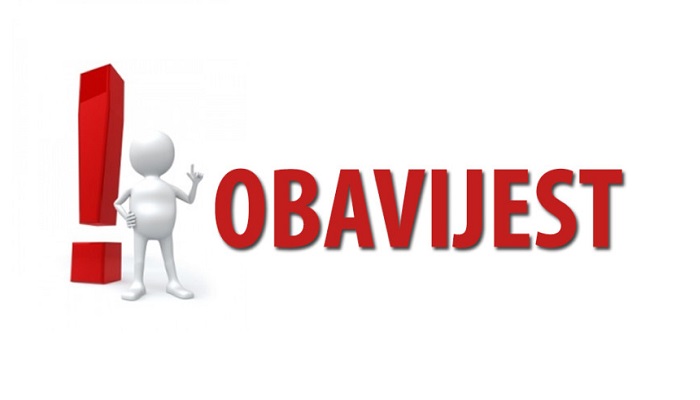 OBAVIJEST ZA UČENIKE I RODITELJE NAŠE ŠKOLE